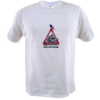 MCM - A01 - 04 - Marine Corps Marathon with Text - Value T-shirt