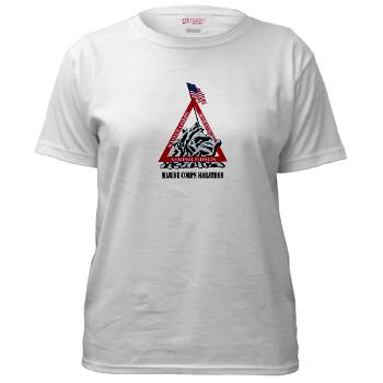 MCM - A01 - 04 - Marine Corps Marathon with Text - Women's T-Shirt - Click Image to Close