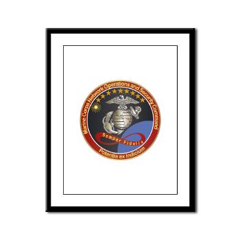 MCNOSC - M01 - 02 - Marine Corps Network Operations Security Command - Framed Panel Print