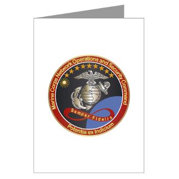 MCNOSC - M01 - 02 - Marine Corps Network Operations Security Command - Greeting Cards (Pk of 10) - Click Image to Close
