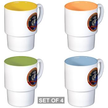 MCNOSC - M01 - 03 - Marine Corps Network Operations Security Command - Stackable Mug Set (4 mugs) - Click Image to Close