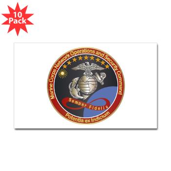 MCNOSC - M01 - 01 - Marine Corps Network Operations Security Command - Sticker (Rectangle 10 pk)