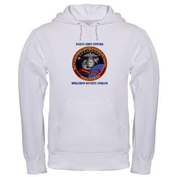 MCNOSC - A01 - 03 - Marine Corps Network Operations Security Command with Text - Hooded Sweatshirt