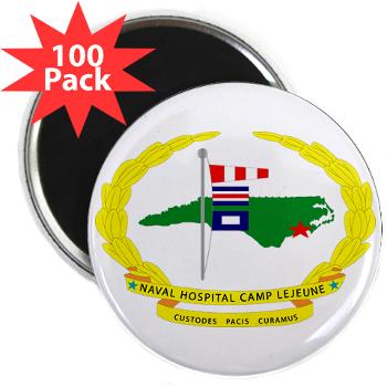 NHCL - M01 - 01 - Naval Hospital Camp Lejeune - 2.25" Magnet (100 pack)