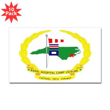 NHCL - M01 - 01 - Naval Hospital Camp Lejeune - Sticker (Rectangle 10 pk) - Click Image to Close