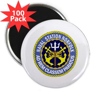 NSN - M01 - 01 - Naval Station Norfolk - 2.25" Magnet (100 pack) - Click Image to Close