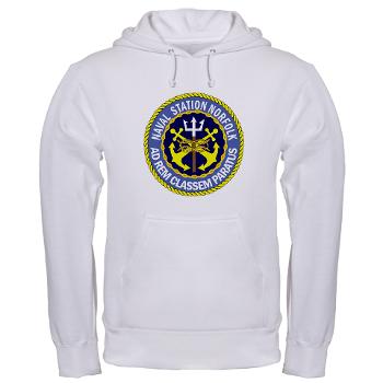 NSN - A01 - 03 - Naval Station Norfolk - Hooded Sweatshirt - Click Image to Close