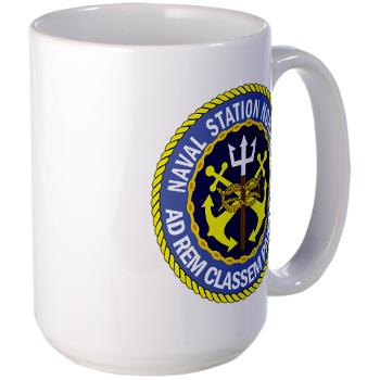 NSN - M01 - 03 - Naval Station Norfolk - Large Mug