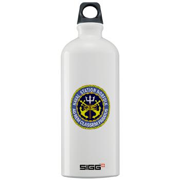 NSN - M01 - 03 - Naval Station Norfolk - Sigg Water Bottle 1.0L - Click Image to Close
