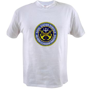 NSN - A01 - 04 - Naval Station Norfolk - Value T-shirt - Click Image to Close