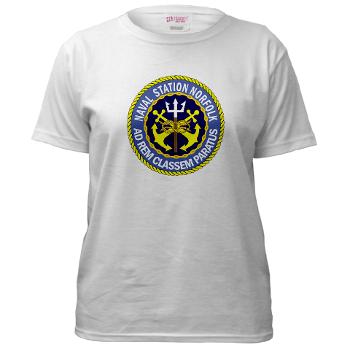 NSN - A01 - 04 - Naval Station Norfolk - Women's T-Shirt - Click Image to Close