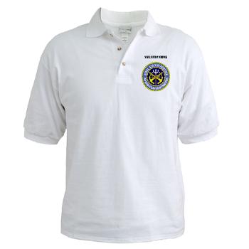 NSN - A01 - 04 - Naval Station Norfolk with Text - Golf Shirt