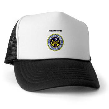 NSN - A01 - 02 - Naval Station Norfolk with Text - Trucker Hat
