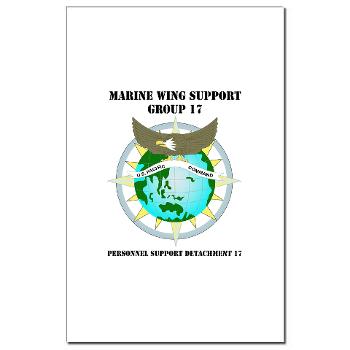 PSD17 - M01 - 02 - Personnel Support Detachment 17 with Text - Mini Poster Print