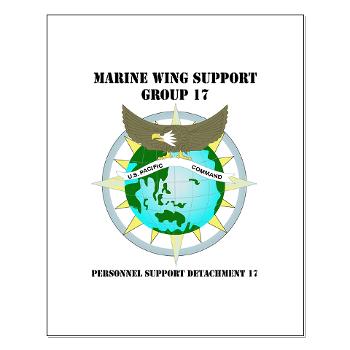 PSD17 - M01 - 02 - Personnel Support Detachment 17 with Text - Small Poster