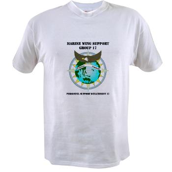 PSD17 - A01 - 04 - Personnel Support Detachment 17 with Text - Value T-shirt