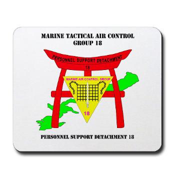 PSD18 - M01 - 03 - Personnel Support Detachment 18 with Text Mousepad - Click Image to Close