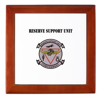 RSU - M01 - 03 - Reserve Support Unit with Text - Keepsake Box