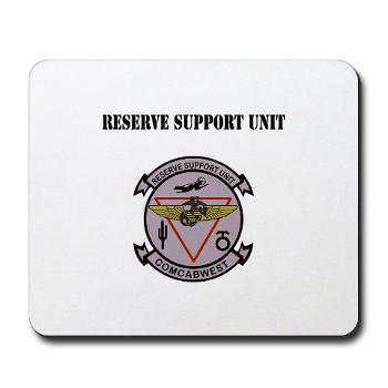 RSU - M01 - 03 - Reserve Support Unit with Text - Mousepad