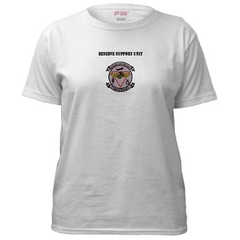 RSU - A01 - 04 - Reserve Support Unit with Text - Women's T-Shirt - Click Image to Close