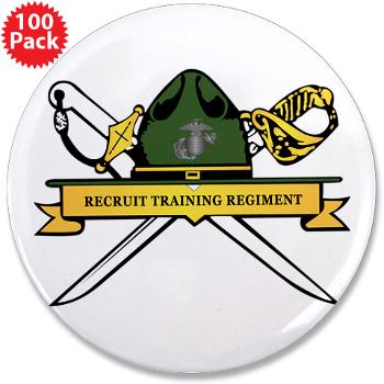 RTR - M01 - 01 - Recruit Training Regiment - 3.5" Button (100 pack)