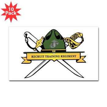 RTR - M01 - 01 - Recruit Training Regiment - Sticker (Rectangle 10 pk) - Click Image to Close