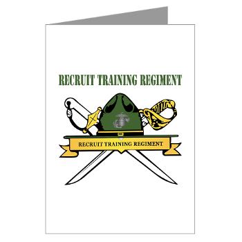 RTR - M01 - 02 - Recruit Training Regiment with Text - Greeting Cards (Pk of 10) - Click Image to Close