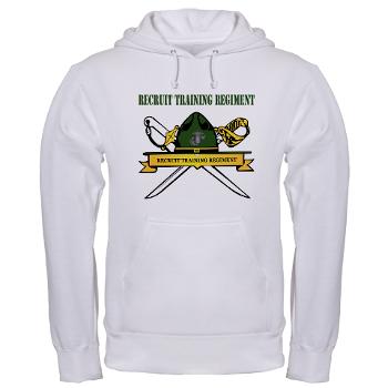 RTR - A01 - 03 - Recruit Training Regiment with Text - Hooded Sweatshirt