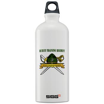 RTR - M01 - 03 - Recruit Training Regiment with Text - Sigg Water Bottle 1.0L - Click Image to Close