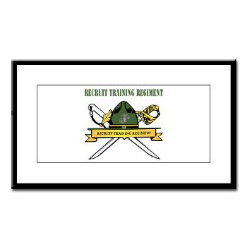 RTR - M01 - 02 - Recruit Training Regiment with Text - Small Framed Print