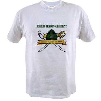 RTR - A01 - 04 - Recruit Training Regiment with Text - Value T-shirt - Click Image to Close