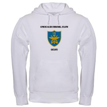 SACLANT - A01 - 03 - Supreme Allied Commander, Atlantic with Text - Hooded Sweatshirt - Click Image to Close