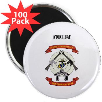 SB - M01 - 01 - Stone Bay with Text - 2.25" Magnet (100 pack)