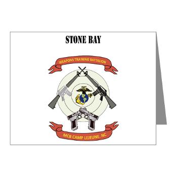 SB - M01 - 02 - Stone Bay with Text - Note Cards (Pk of 20)
