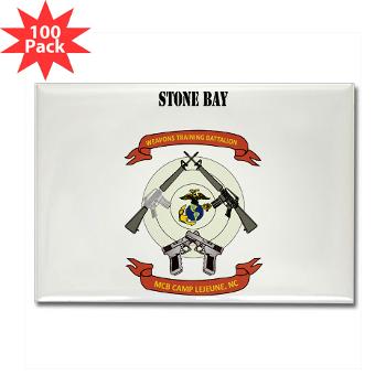 SB - M01 - 01 - Stone Bay with Text - Rectangle Magnet (100 pack) - Click Image to Close