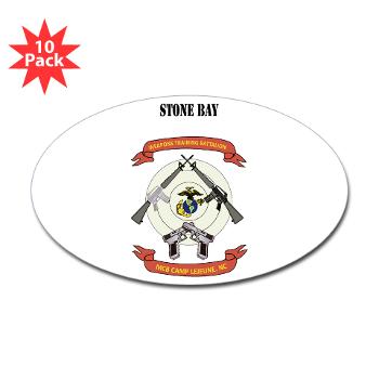 SB - M01 - 01 - Stone Bay with Text - Sticker (Oval 10 pk) - Click Image to Close
