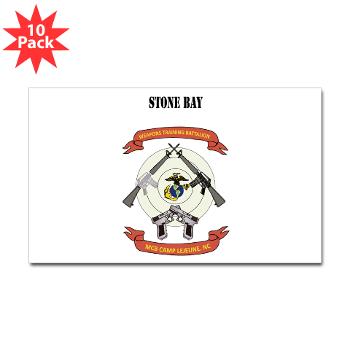 SB - M01 - 01 - Stone Bay with Text - Sticker (Rectangle 10 pk) - Click Image to Close