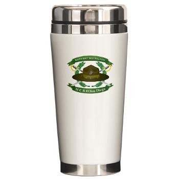 SB - M01 - 03 - Support Battalion - Ceramic Travel Mug