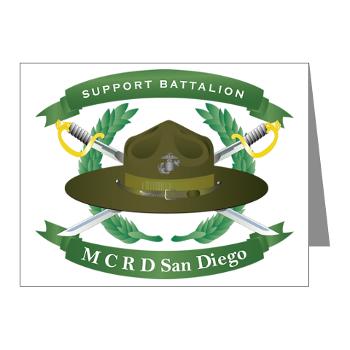 SB - M01 - 02 - Support Battalion - Note Cards (Pk of 20)