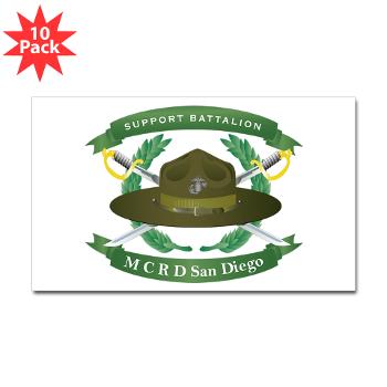 SB - M01 - 01 - Support Battalion - Sticker (Rectangle 10 pk) - Click Image to Close