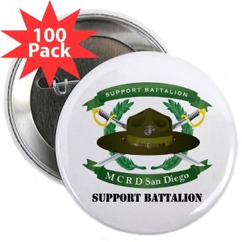 SB - M01 - 01 - Support Battalion with Text - 2.25" Button (100 pack) - Click Image to Close