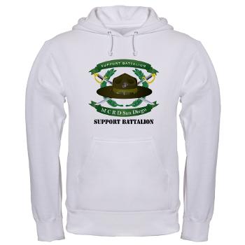 SB - A01 - 03 - Support Battalion with Text - Hooded Sweatshirt