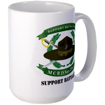 SB - M01 - 03 - Support Battalion with Text - Large Mug - Click Image to Close