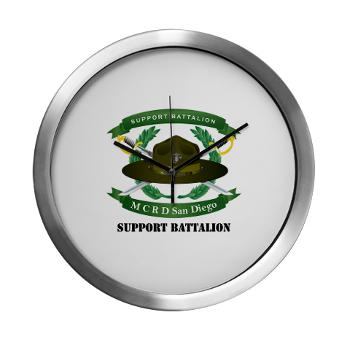 SB - M01 - 03 - Support Battalion with Text - Modern Wall Clock - Click Image to Close