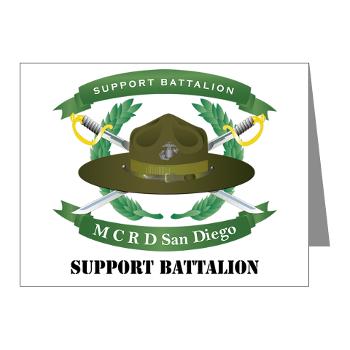 SB - M01 - 02 - Support Battalion with Text - Note Cards (Pk of 20) - Click Image to Close