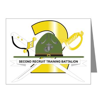 SRTB - M01 - 02 - Second Recruit Training Battalion - Note Cards (Pk of 20) - Click Image to Close