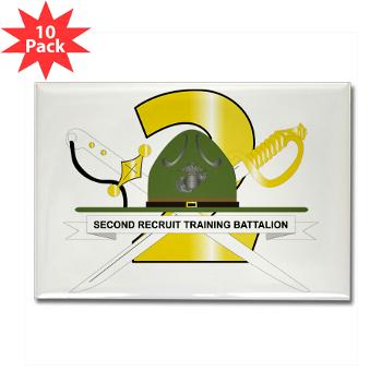 SRTB - M01 - 01 - Second Recruit Training Battalion - Rectangle Magnet (10 pack)