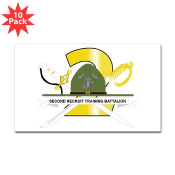 SRTB - M01 - 01 - Second Recruit Training Battalion - Sticker (Rectangle 10 pk) - Click Image to Close
