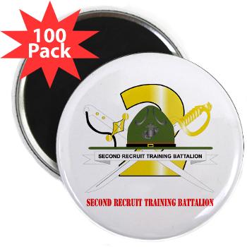 SRTB - M01 - 01 - Second Recruit Training Battalion with Text - 2.25" Magnet (100 pack)