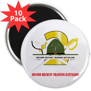 SRTB - M01 - 01 - Second Recruit Training Battalion with Text - 2.25" Magnet (10 pack)